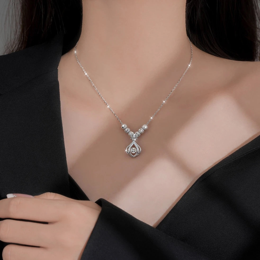 Lia Necklace | Sterling Silver