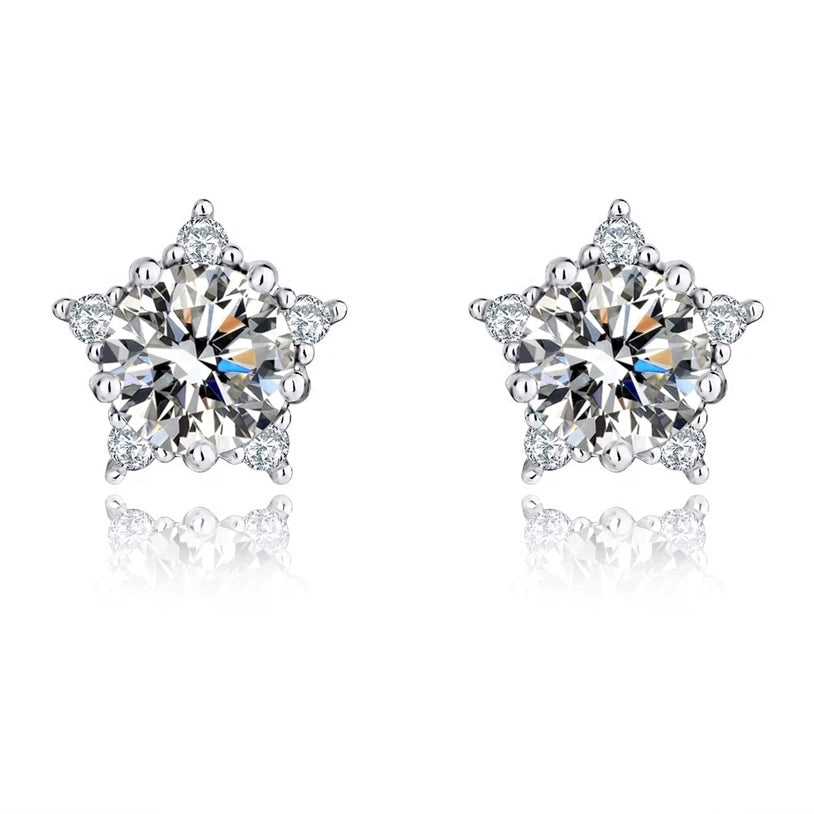 Star Earrings | Sterling Silver