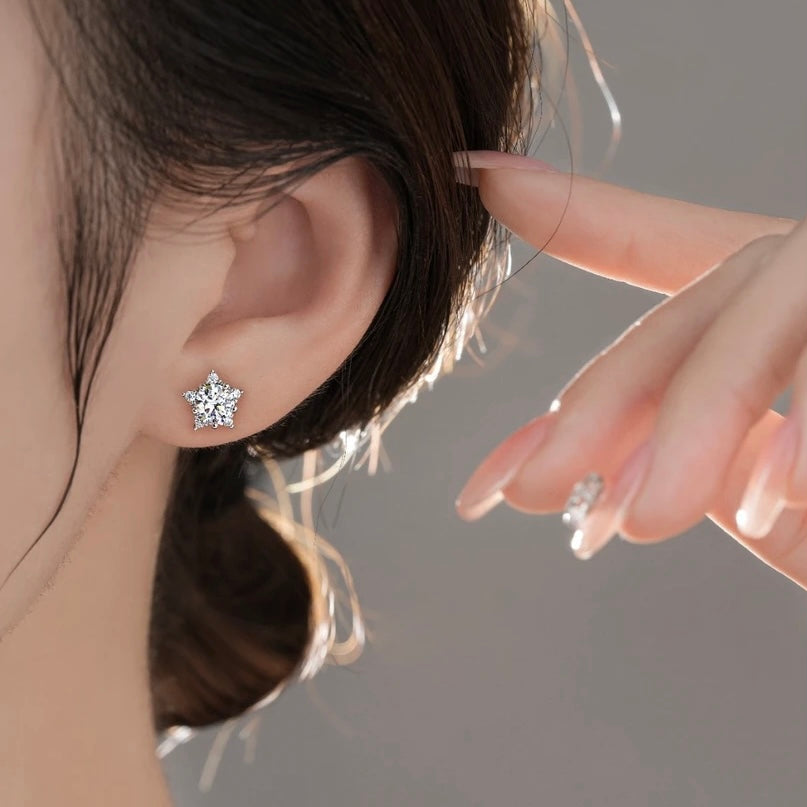 Star Earrings | Sterling Silver