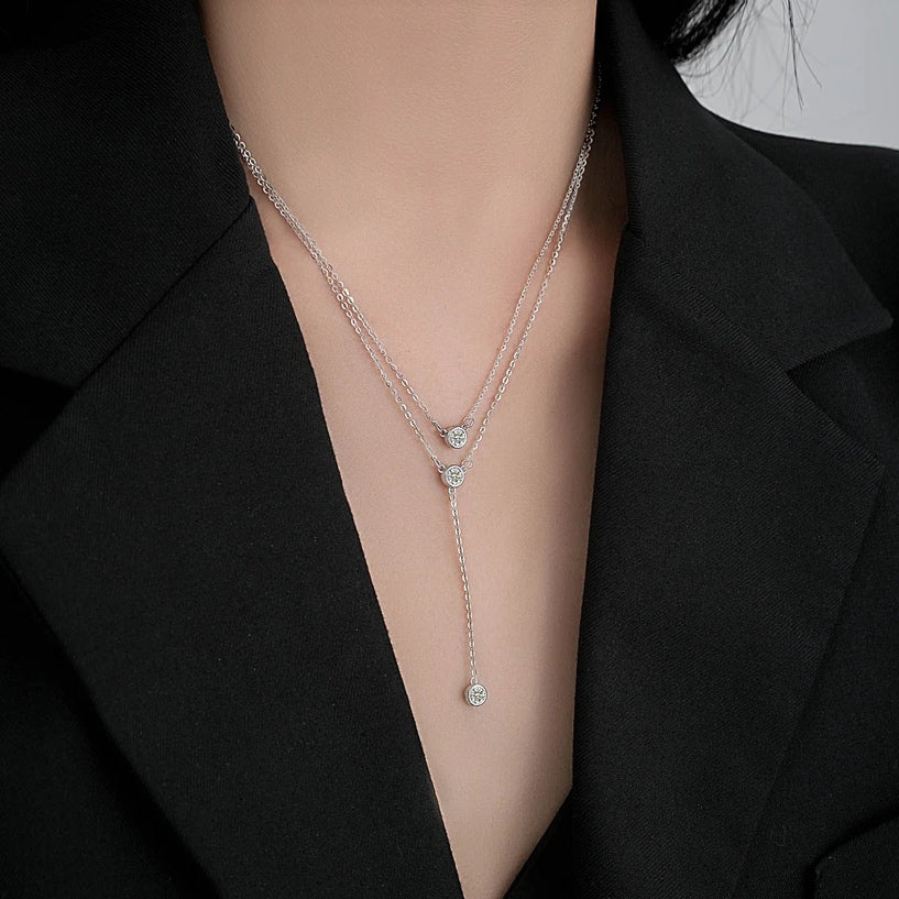 Ivory Necklace | Sterling Silver