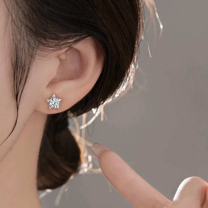 Star Earrings | Sterling Silver