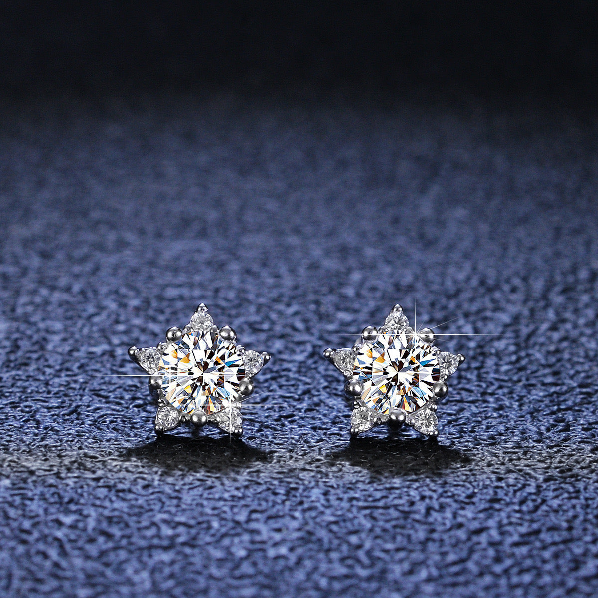 Star Earrings | Sterling Silver